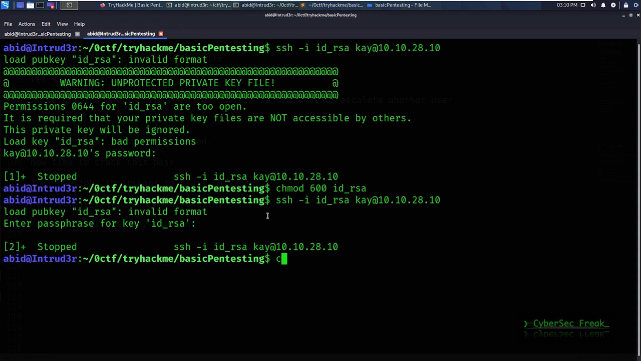 Crack SSH Private Key with John the Ripper