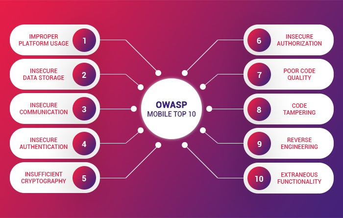  OWASP Mobile Top Ten to find vulnerabilities 